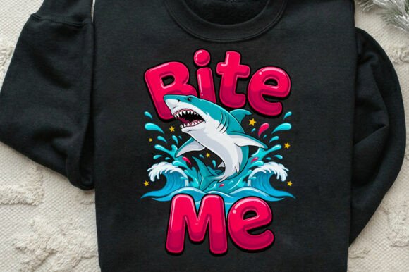Download Bite Me Shark Summer Ocean Beach Png - Premium Resources