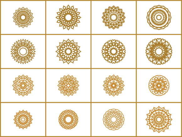 Download Mandala Gold Bundling 16 - Bundling Collection