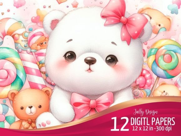 Download Baby Polar Bear in a Candy Wonderland - Baby polar bear Collection