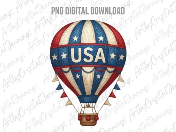 Download USA American Hot Air Balloon PNG - Balloon png Collection