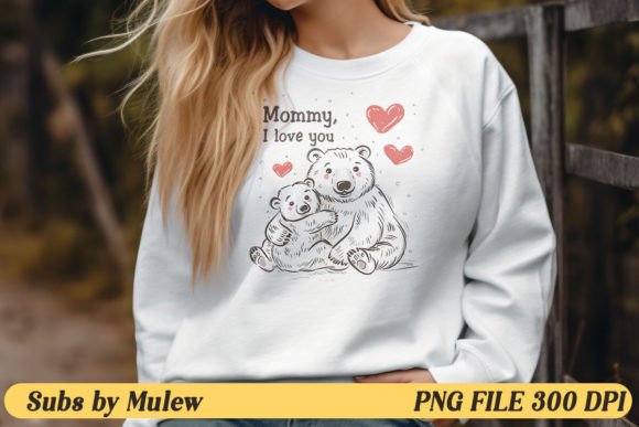 Download Mother &amp; Baby Polar Bear Sublimation - Baby polar bear Collection