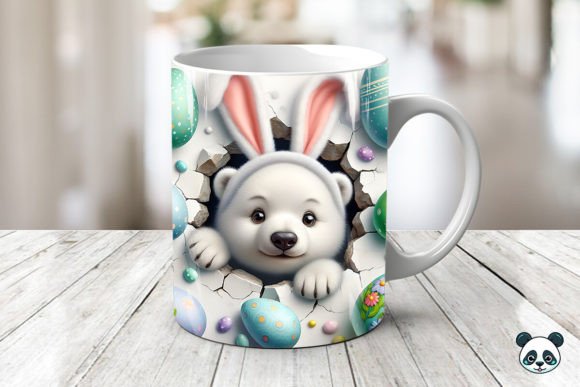 Download Easter Baby Polar Bear 3D Mug Wrap - Baby polar bear Collection