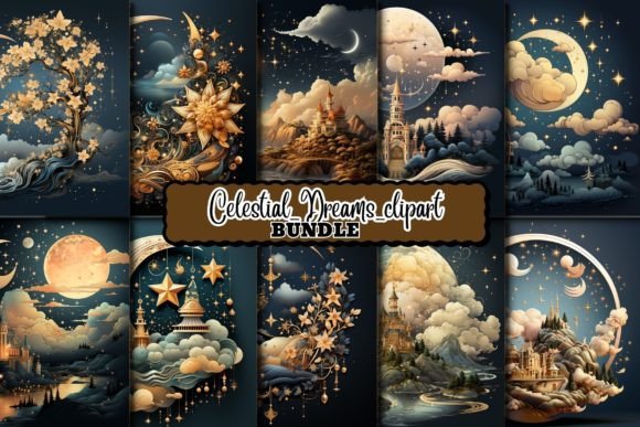 Download Mystic Moon Digital Scrapbooking Kit - Digital scrapbooking Collection