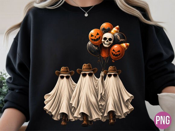 Download Halloween Cowboy Ghosts Balloon PNG - Balloon png Collection